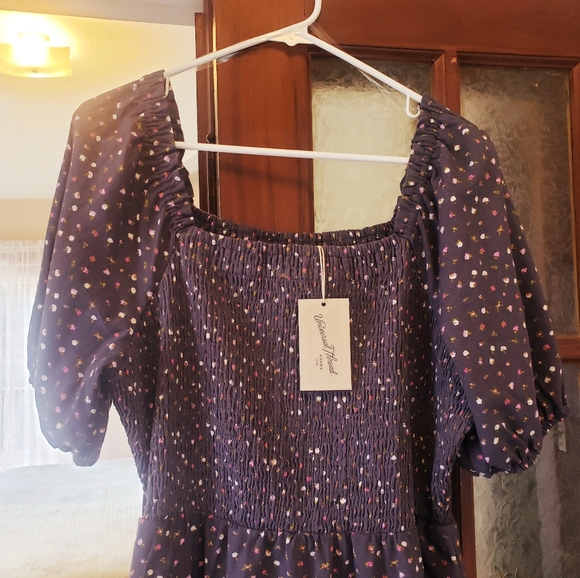 Blue Floral dress from Target, brand new, never worn, has pockets - Picture 2 of 6